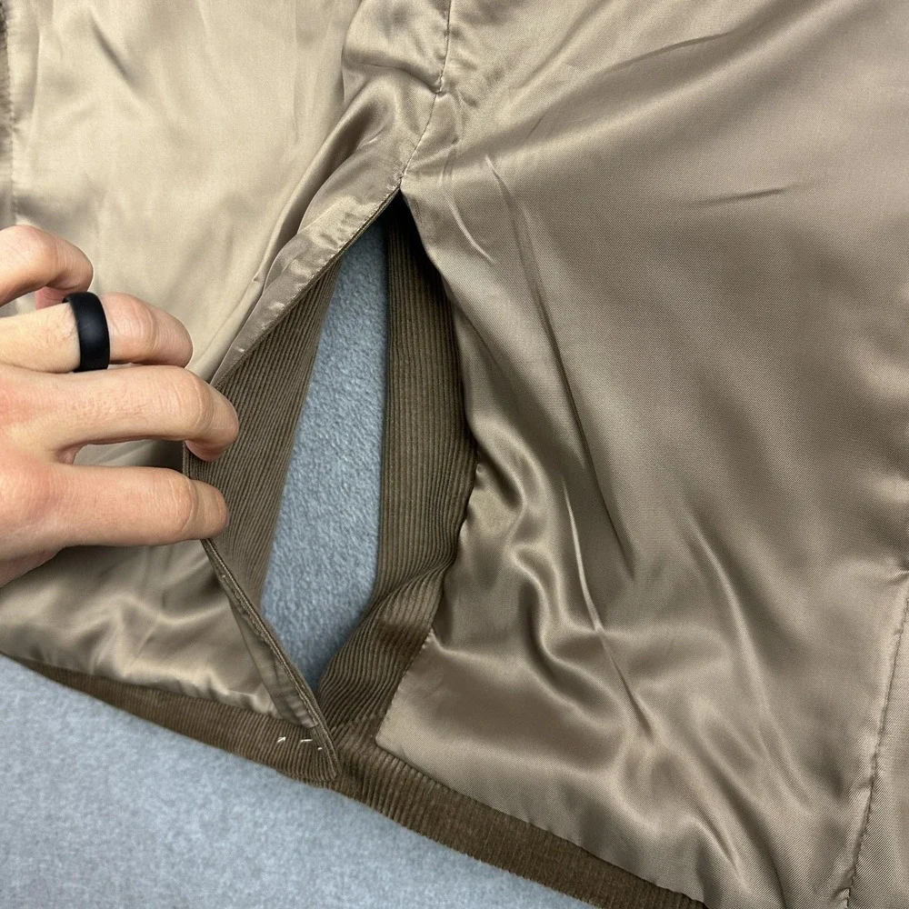 Saddlebred Sport Coat Blazer Mens 42R Brown Tan Corduroy Classic Fit 2 Button - Picture 12 of 13